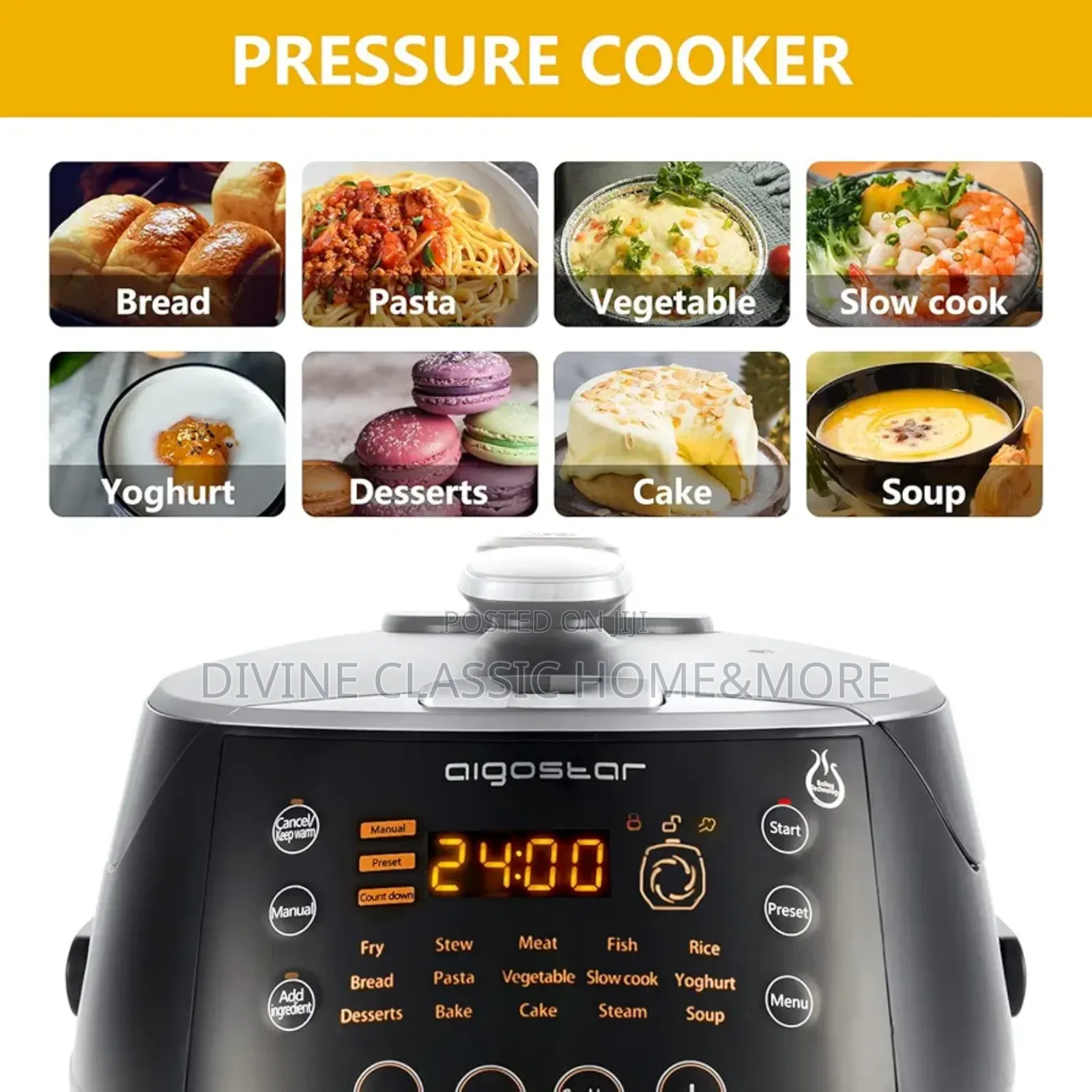 Aigostar Happy Chef 7in1 Multi-Purpose Cooker 5lit