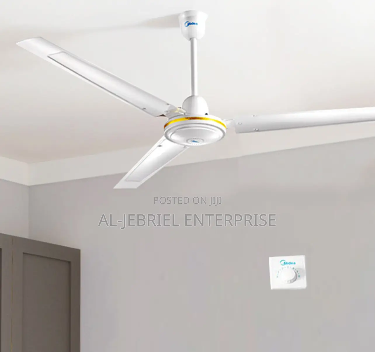 5 Speed Midea 56“ Long Blade Ceiling Fan