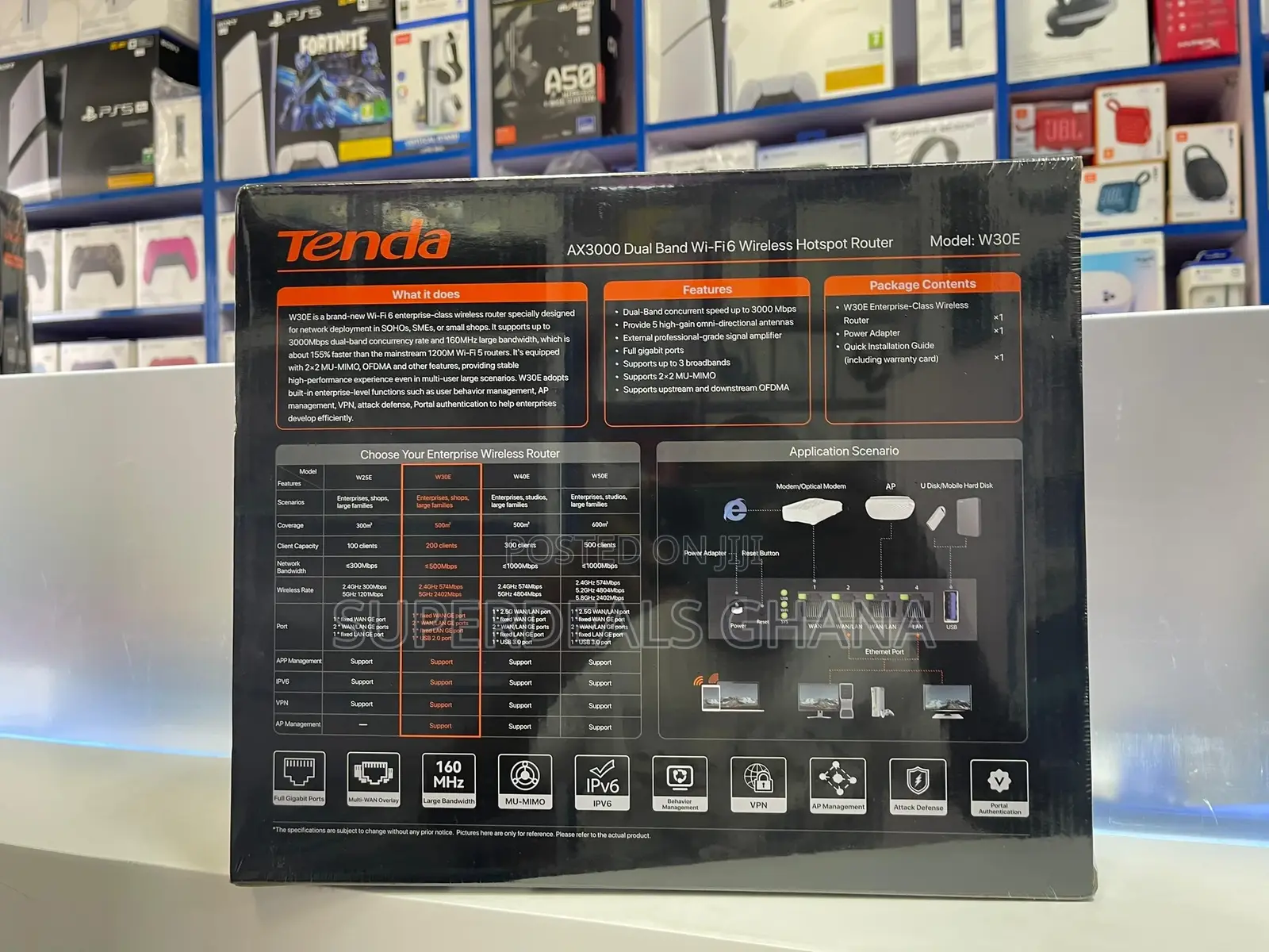 AX3000 Dual Band Wifi-6 Wireless Hotspot Router