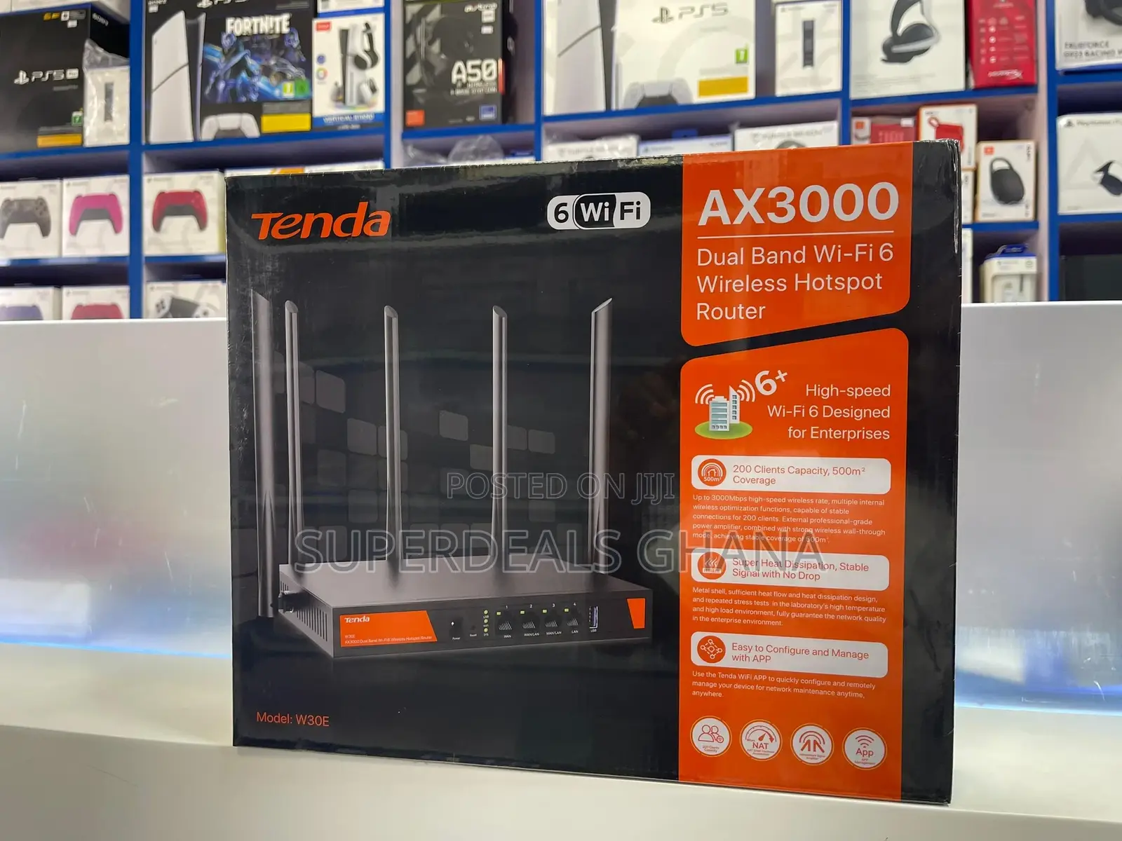 AX3000 Dual Band Wifi-6 Wireless Hotspot Router
