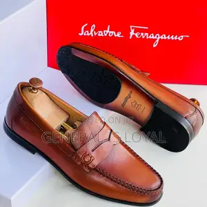 Ferragamo Shoe Brown Black