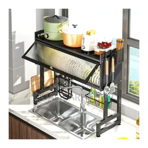 Over The Sink Dustproof Kitchen Rack - All In 1