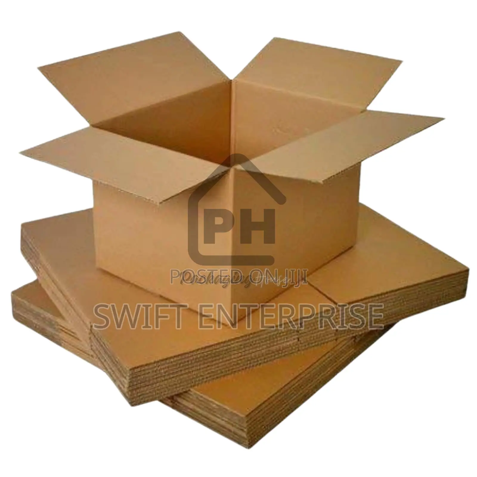 Corrugated Box - Small Medium Large Sizes - 1pc