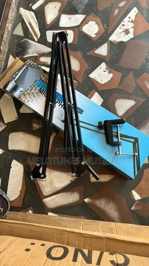Microphone Boom Arm Studio Podcast Usb Mic Stand+Desk Clamp