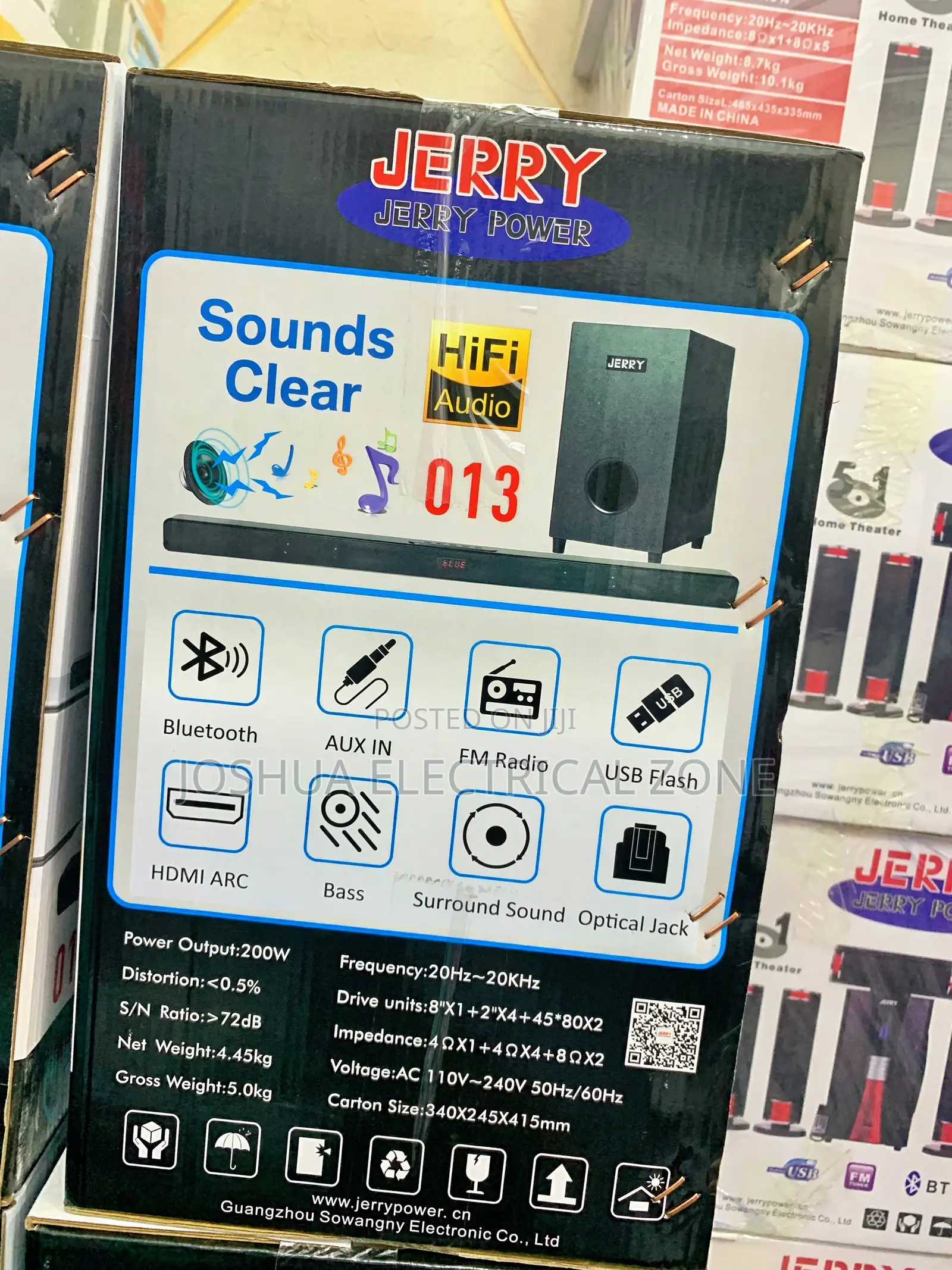 Soundbar With Wireless Subwoofer Home Theater