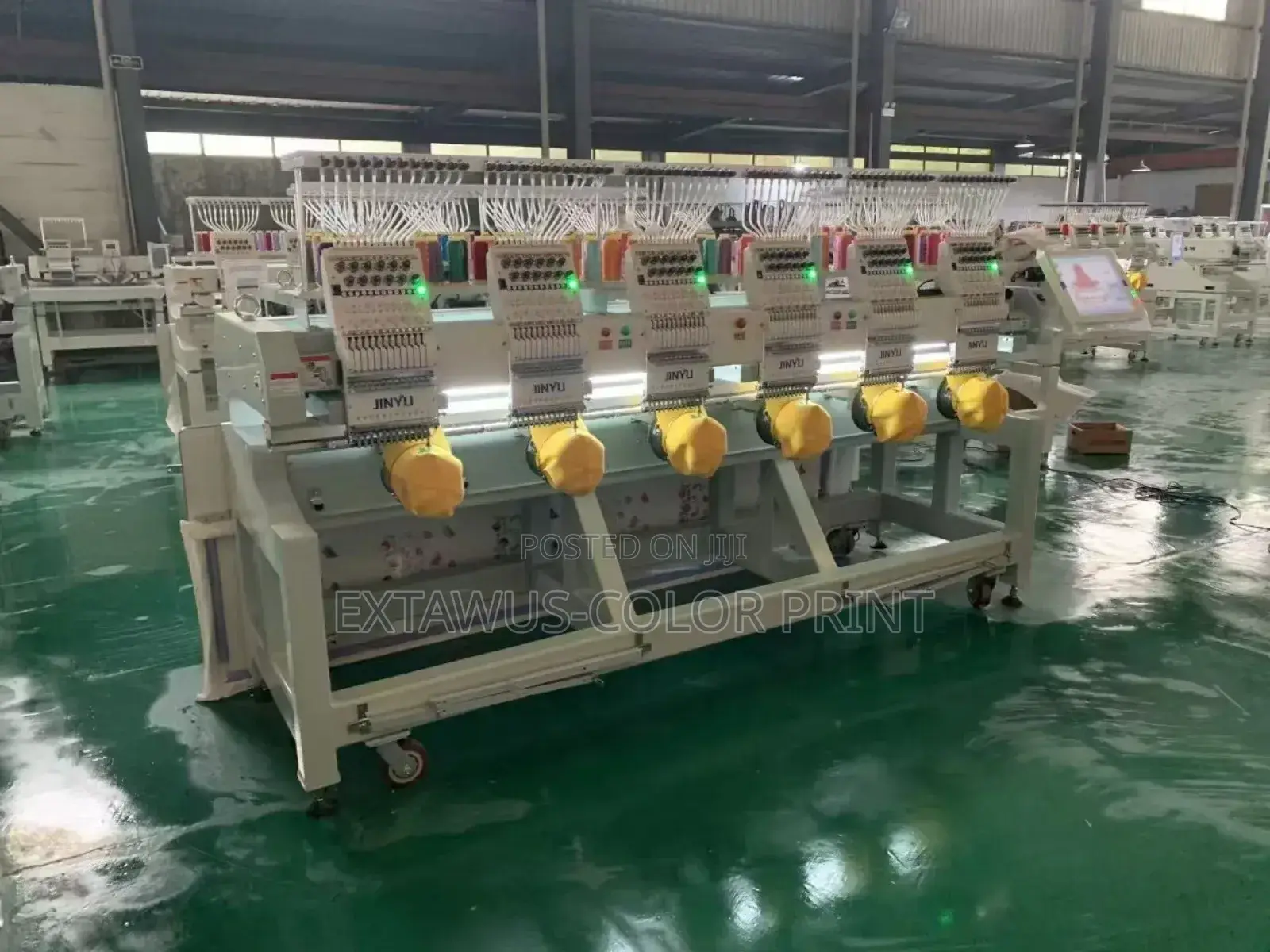 6 Heads Embroidery Machine