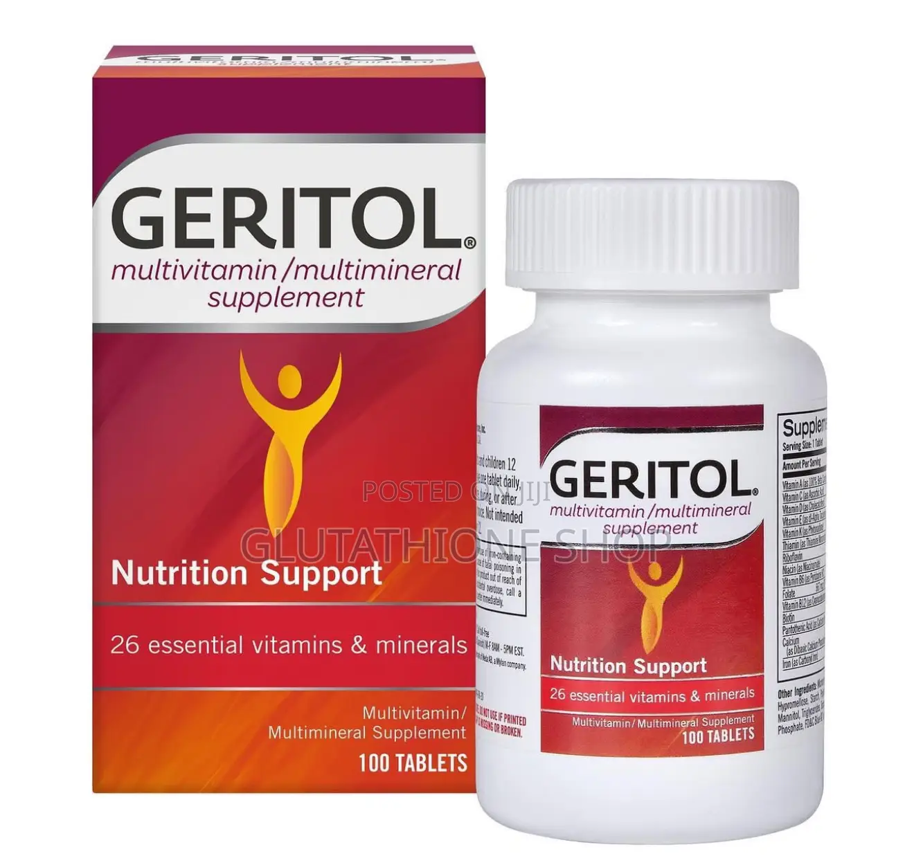 Geritol Multivitamin Supplement And Syrup