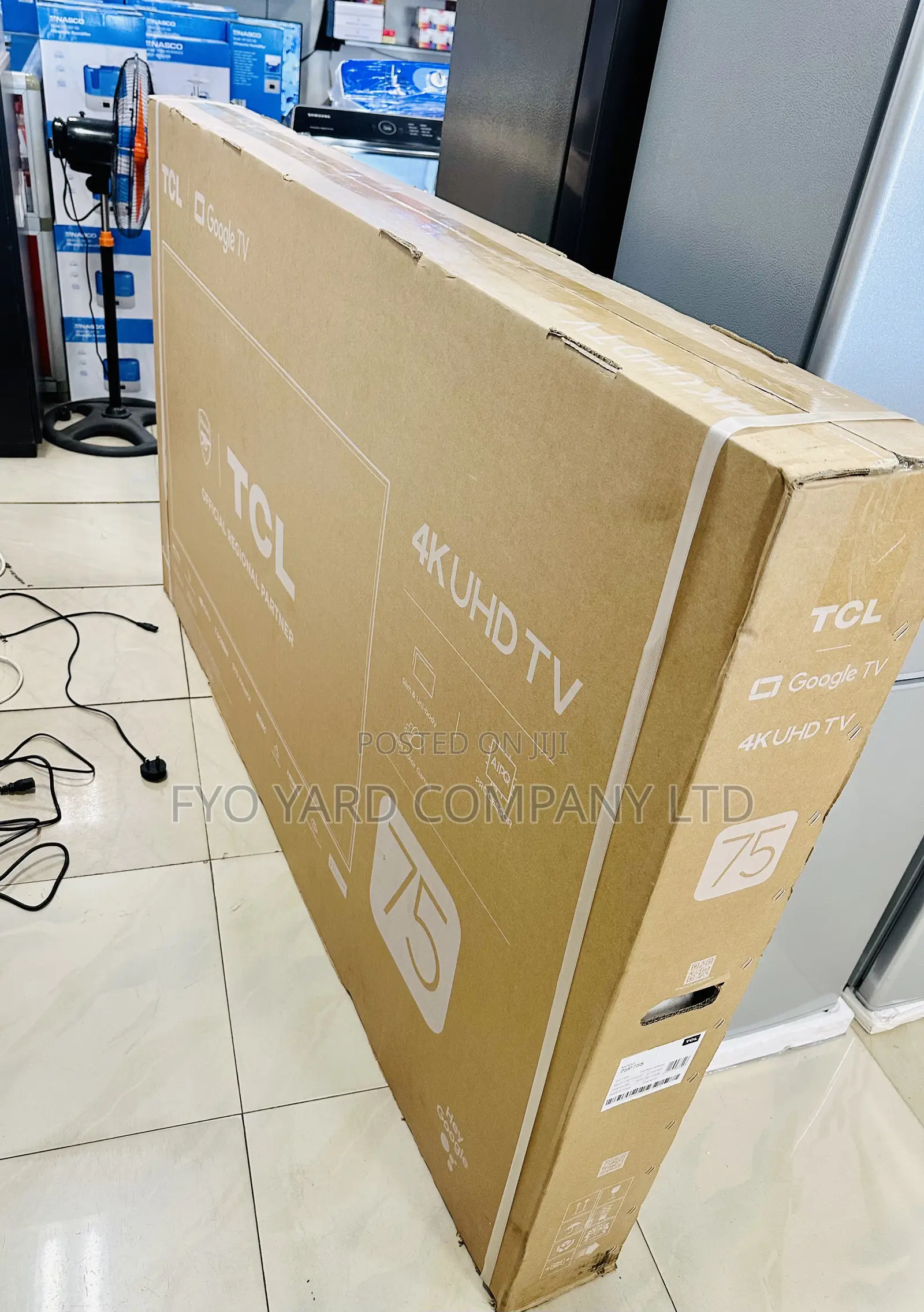 TCL 75′′ P755 HDR Bezel-Less Google Tv Voice Control