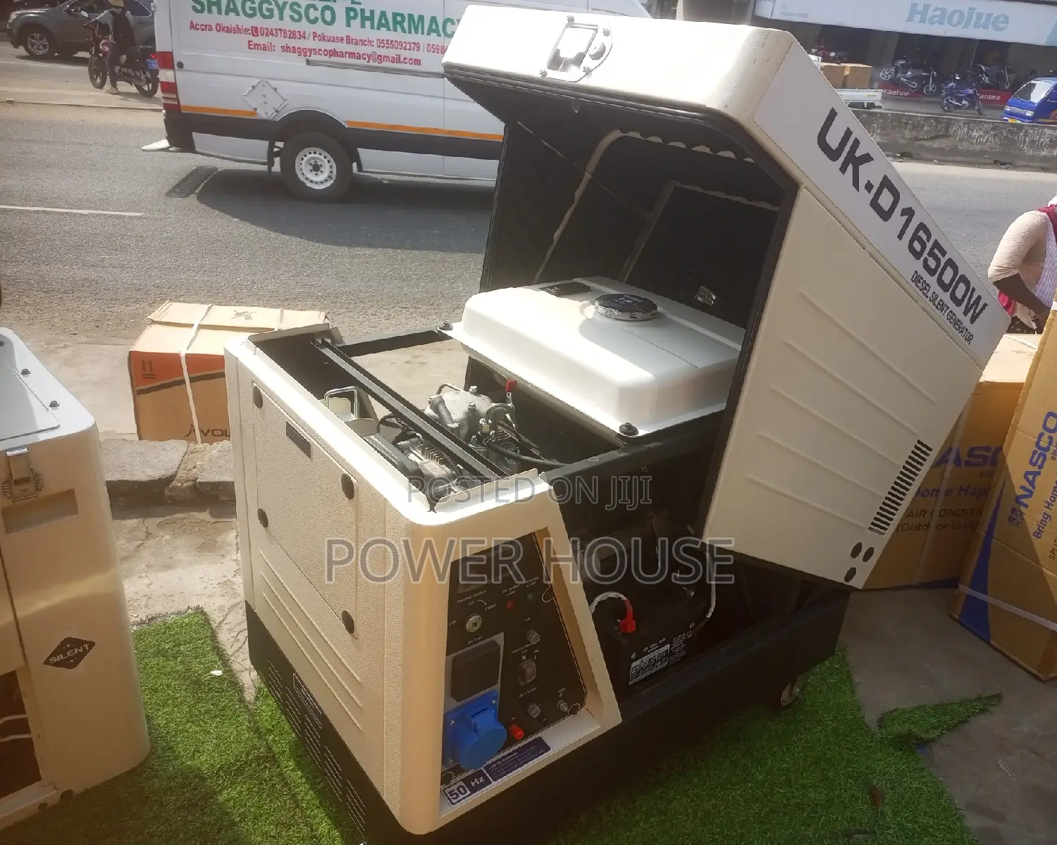 Unique UK Silent Diesel Generator 230v 16500w 15kva