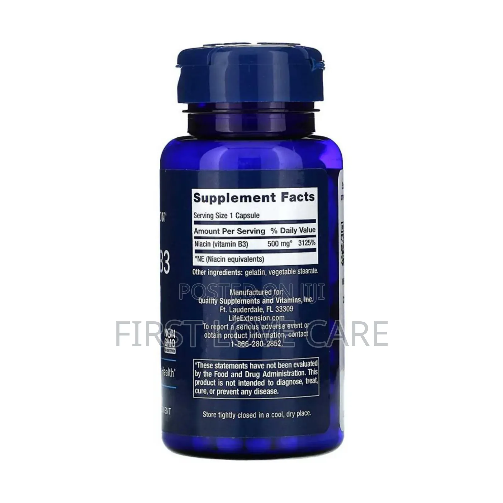Life Extension Vitamin B3 Niacin