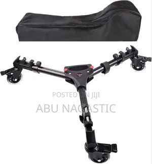 Foldable Tripod Dolly 3 Wheels Stand