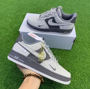 Airforce 1 Black And Gray .Highly Authentic . Comes In Box