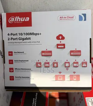 Dahua 4port Poe Managed Desktop Switch Dh-Cs4006-4et-60