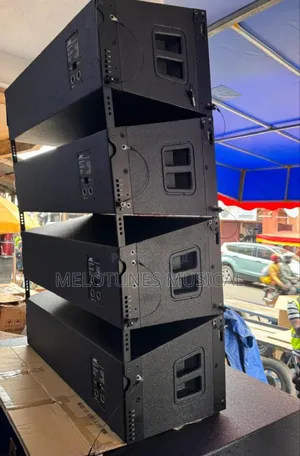 Four Pairs Line Array 10inches With Rack Set and Bass