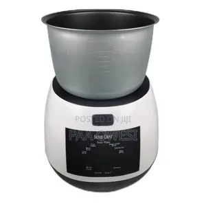 6L Large Capacity Touch Screen Silver Crest Rice Cooker