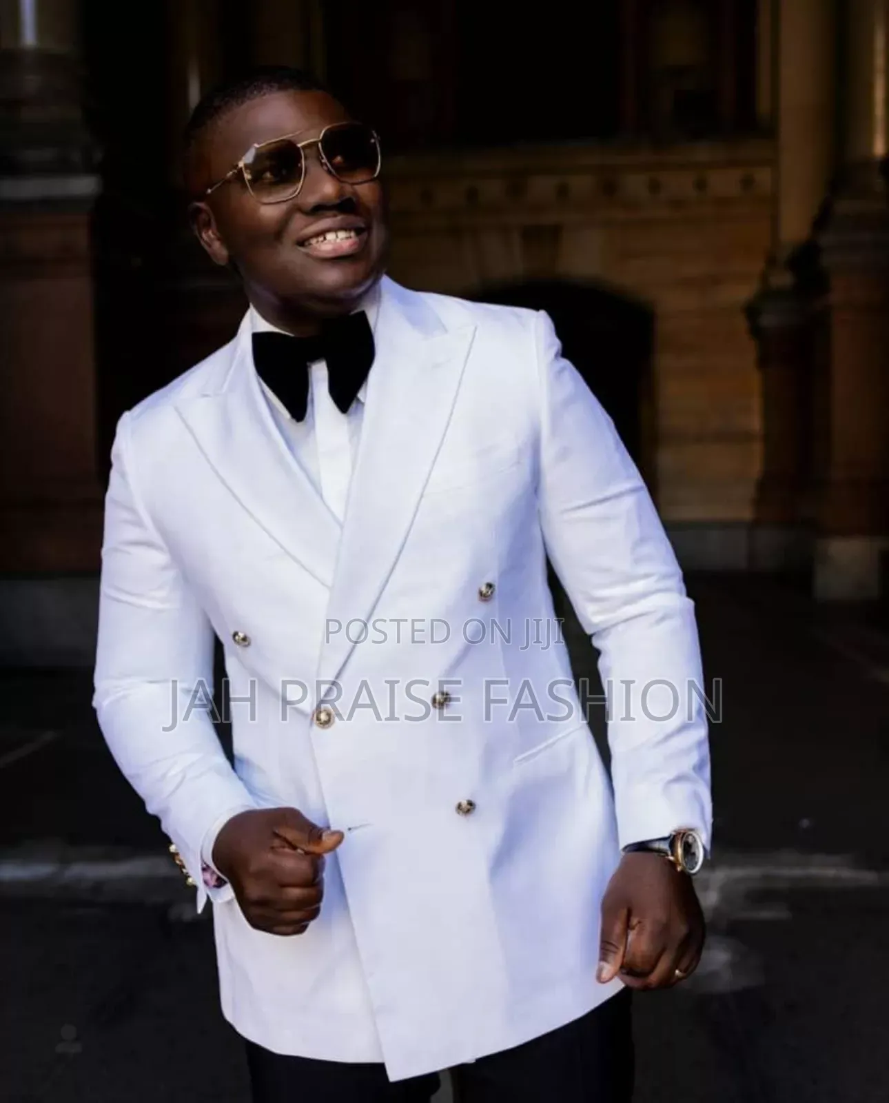 White Suits Available in All Sizes .Double Breasted