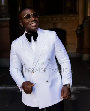 White Suits Available in All Sizes .Double Breasted