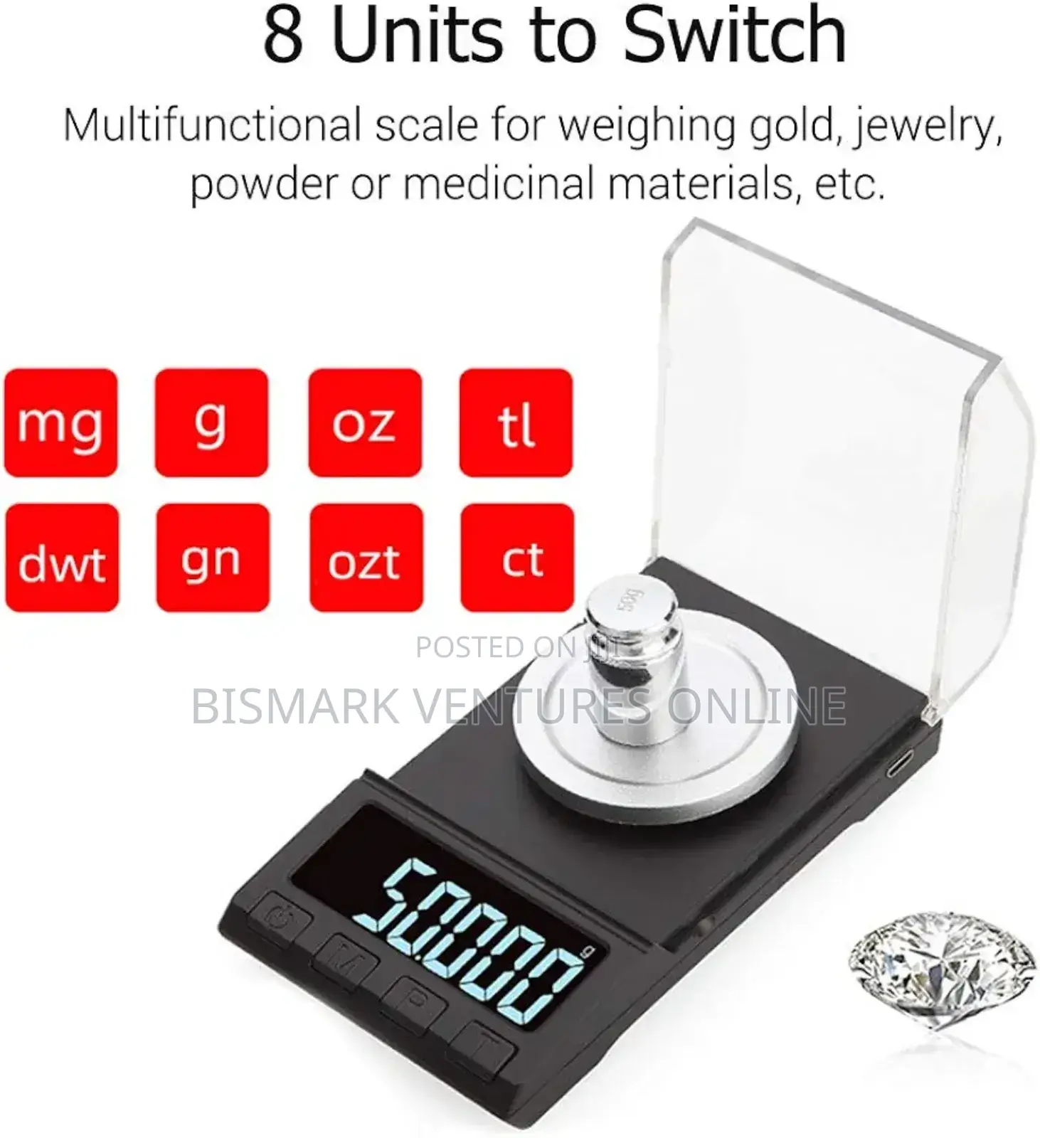 100g Carat Digital Jewelry Scale