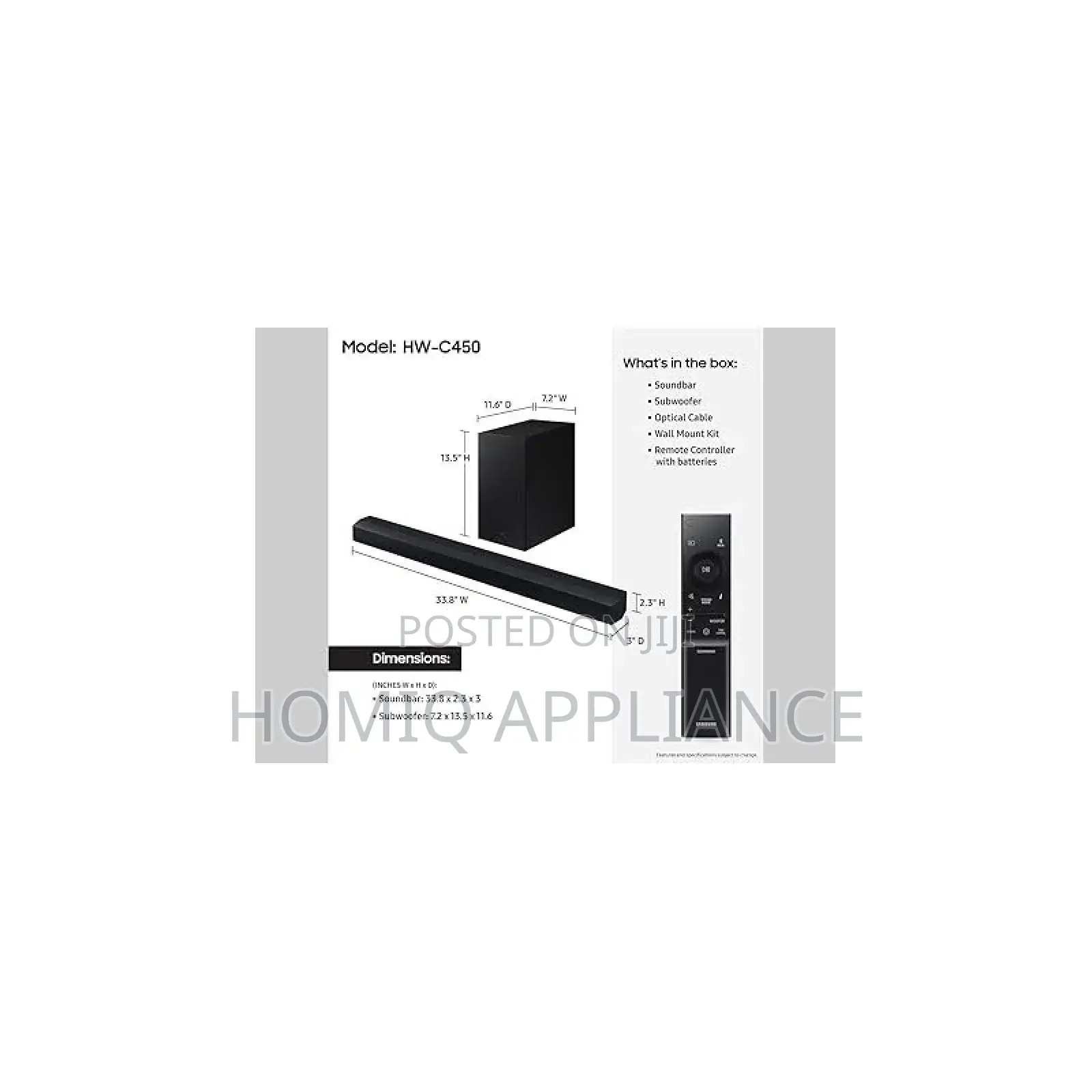 Samsung Hw-C450 2.1ch Soundbar