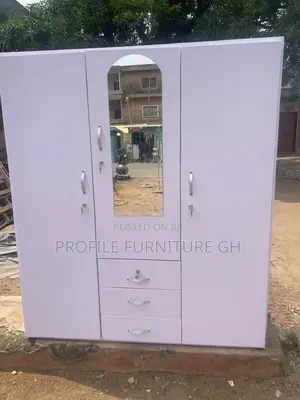 3 Door Wardrobe White
