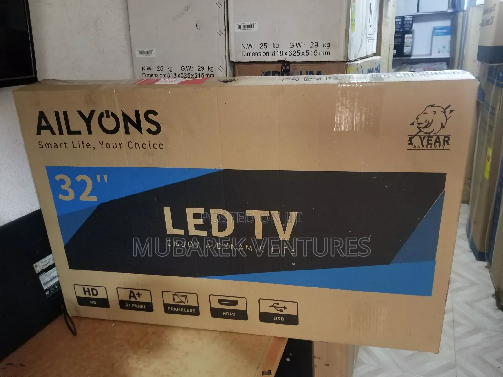 Ailyons 32inchs Digital Satellite Les3202w