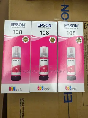 Epson 108 Original Ink Bottle - Magenta