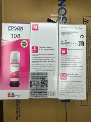 Epson 108 Original Ink Bottle - Magenta