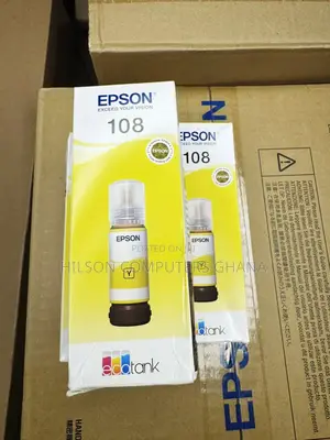 Epson 108 Original Ink Bottle - Yellow