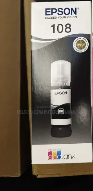 Epson 108 Original Ink Bottle - Black