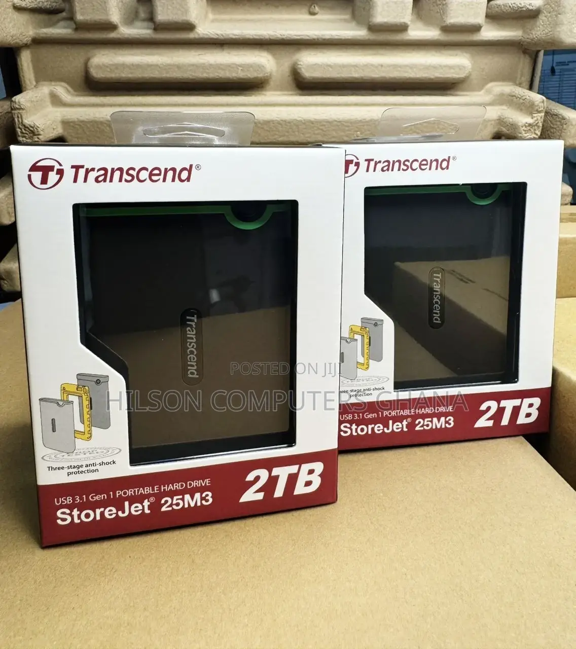 Transcend 2tb Storejet 25m3 Usb 3.1 Gen1 External Hard Drive
