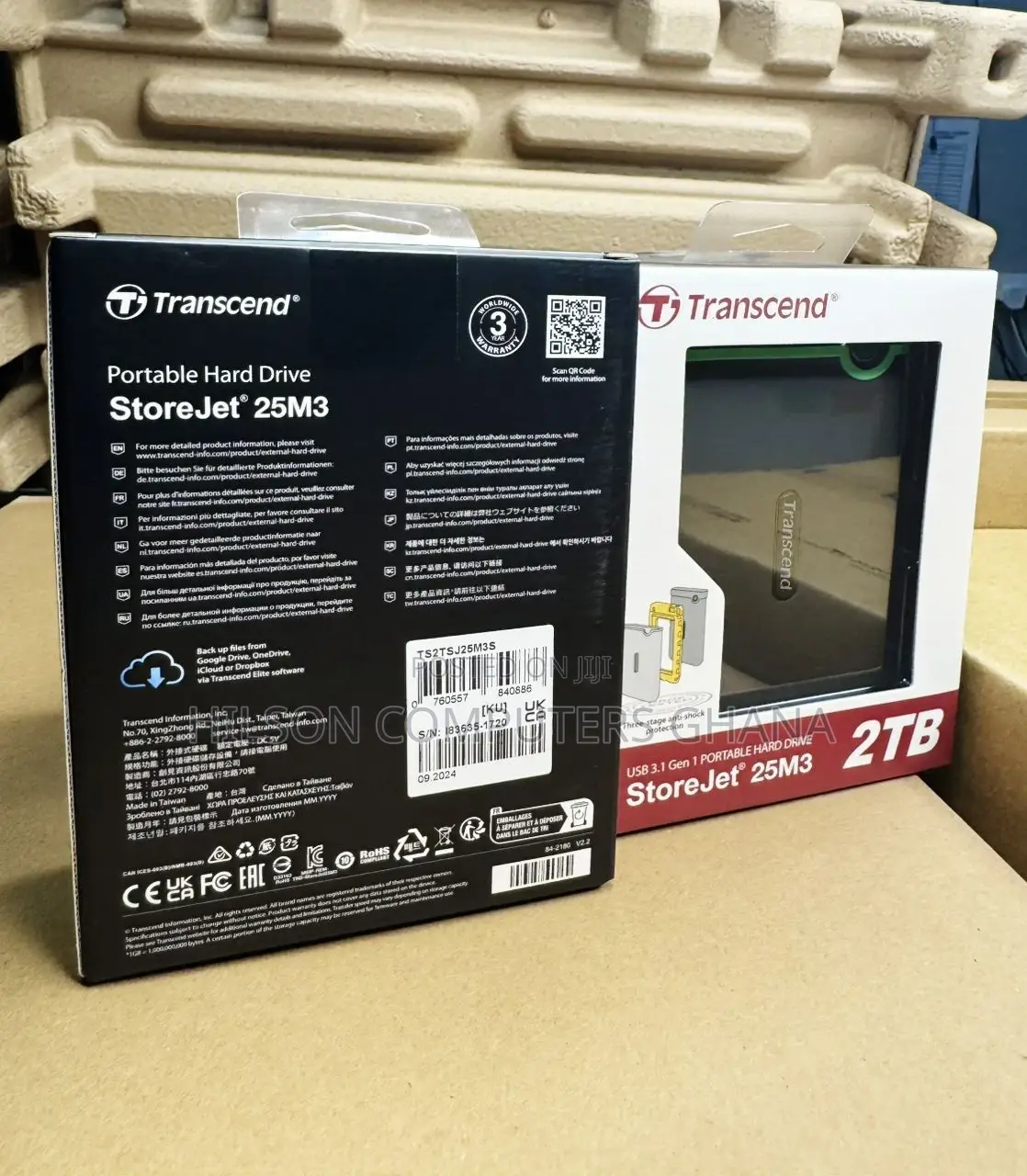 Transcend 2tb Storejet 25m3 Usb 3.1 Gen1 External Hard Drive