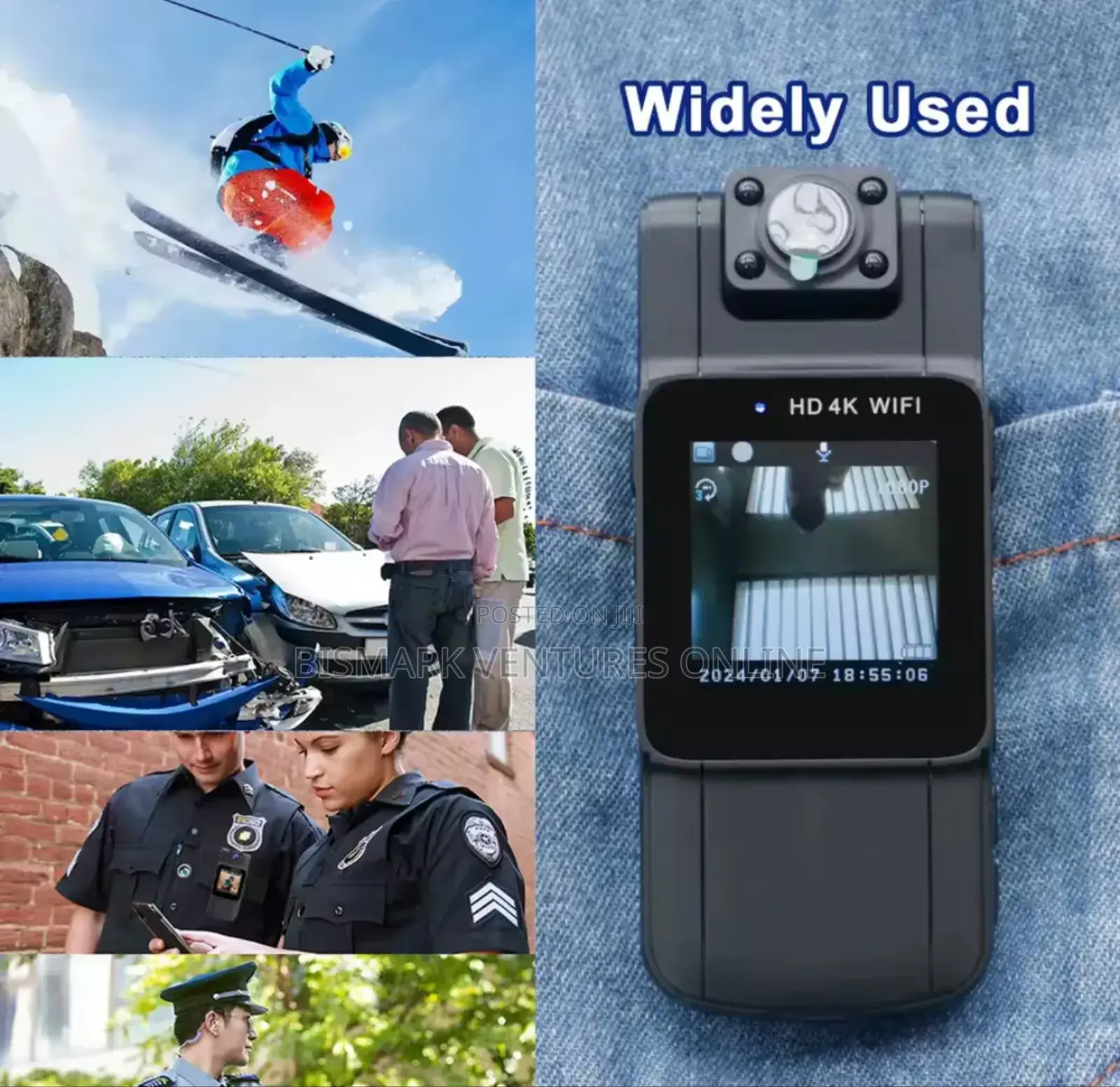 Sports Action Wifi Mini Camera With Infrared Night