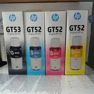 Hp Gt52/53 Original Ink Bottle Set-Black, Cyan, Yellow Mag