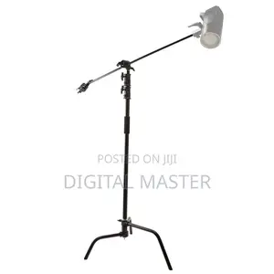 Black C-Stand (With C-Stand Bag and Sand Bag)