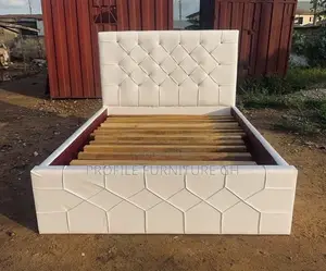 Socolate White Bedframe ( 54x75)// Durable And Luxurious