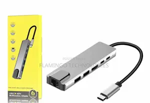 8port Usb-C to HDTV/Ethernet/Usb/Typec Multifunction Adapter