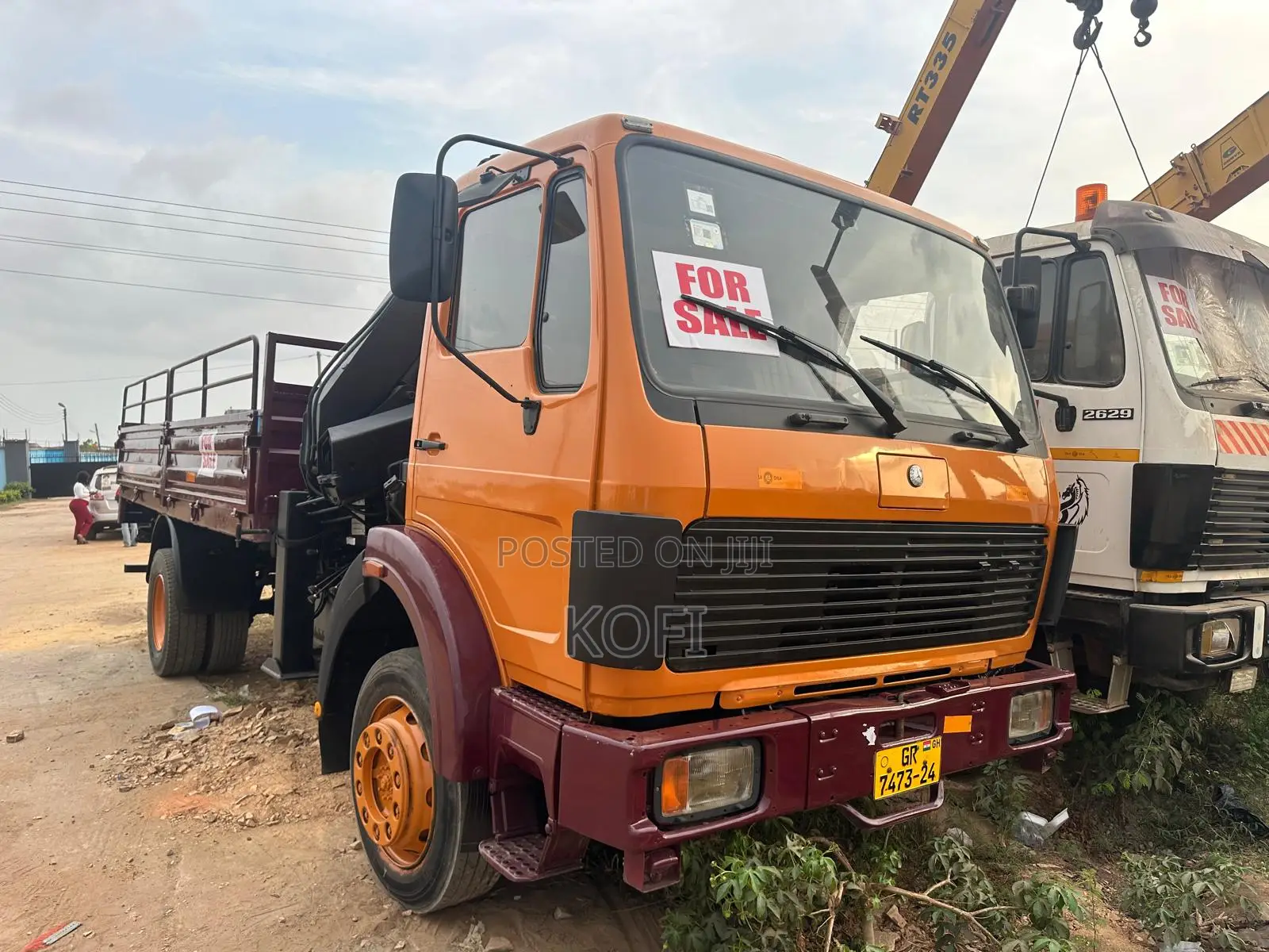 Self Loader Crane-Mercedes Benz Self Loader Crane Truck