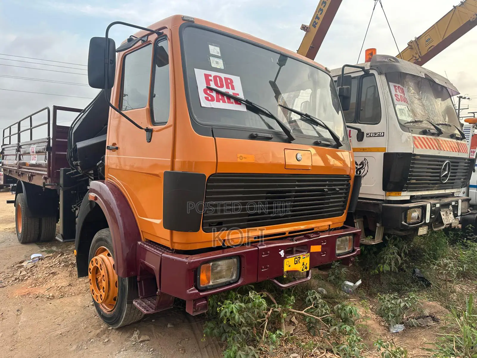 Self Loader Crane-Mercedes Benz Self Loader Crane Truck