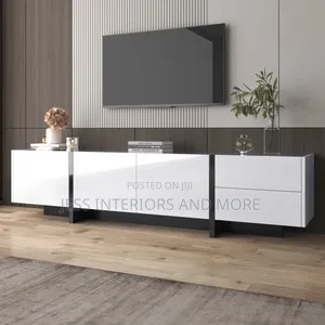 TV STAND (White Black)