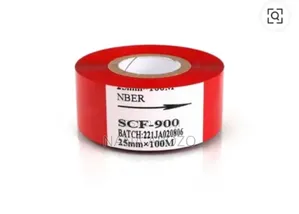 Coding Ribbon Roll Red Color 30mmx100m