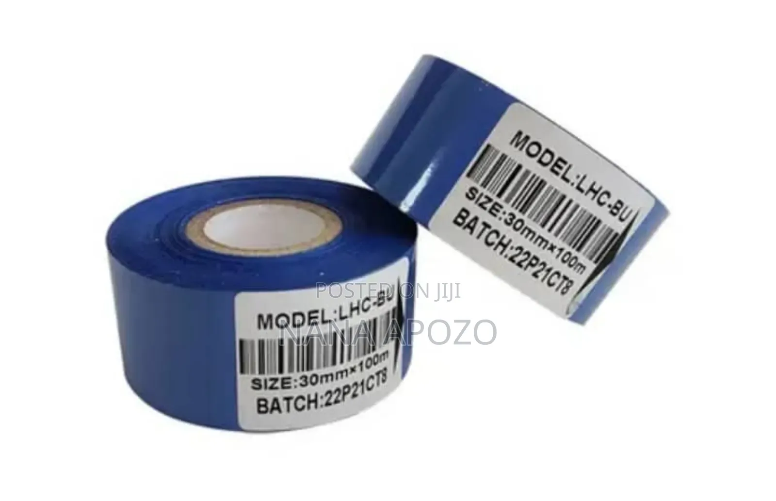 Coding Ribbon Roll Blue Color 30mmx100m