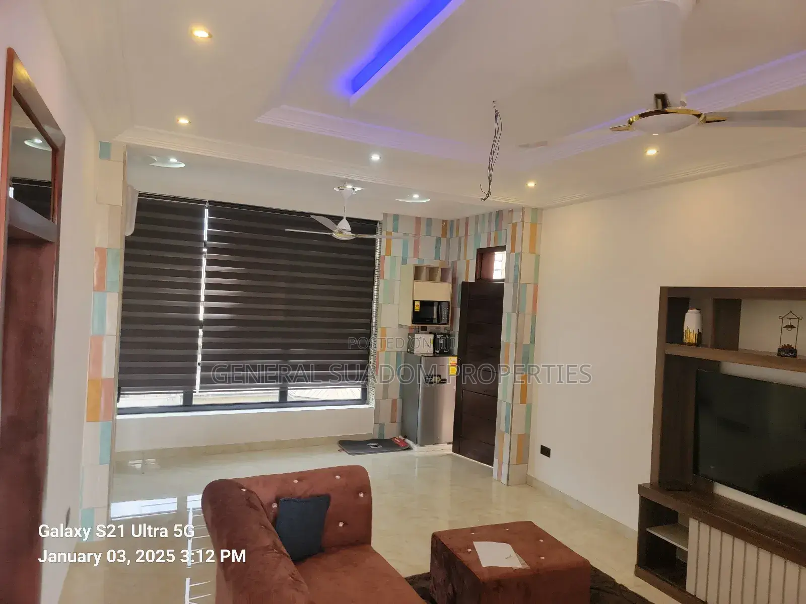 Furnished 1bdrm Apartment in Suadom Properties, Coca Cola for rent