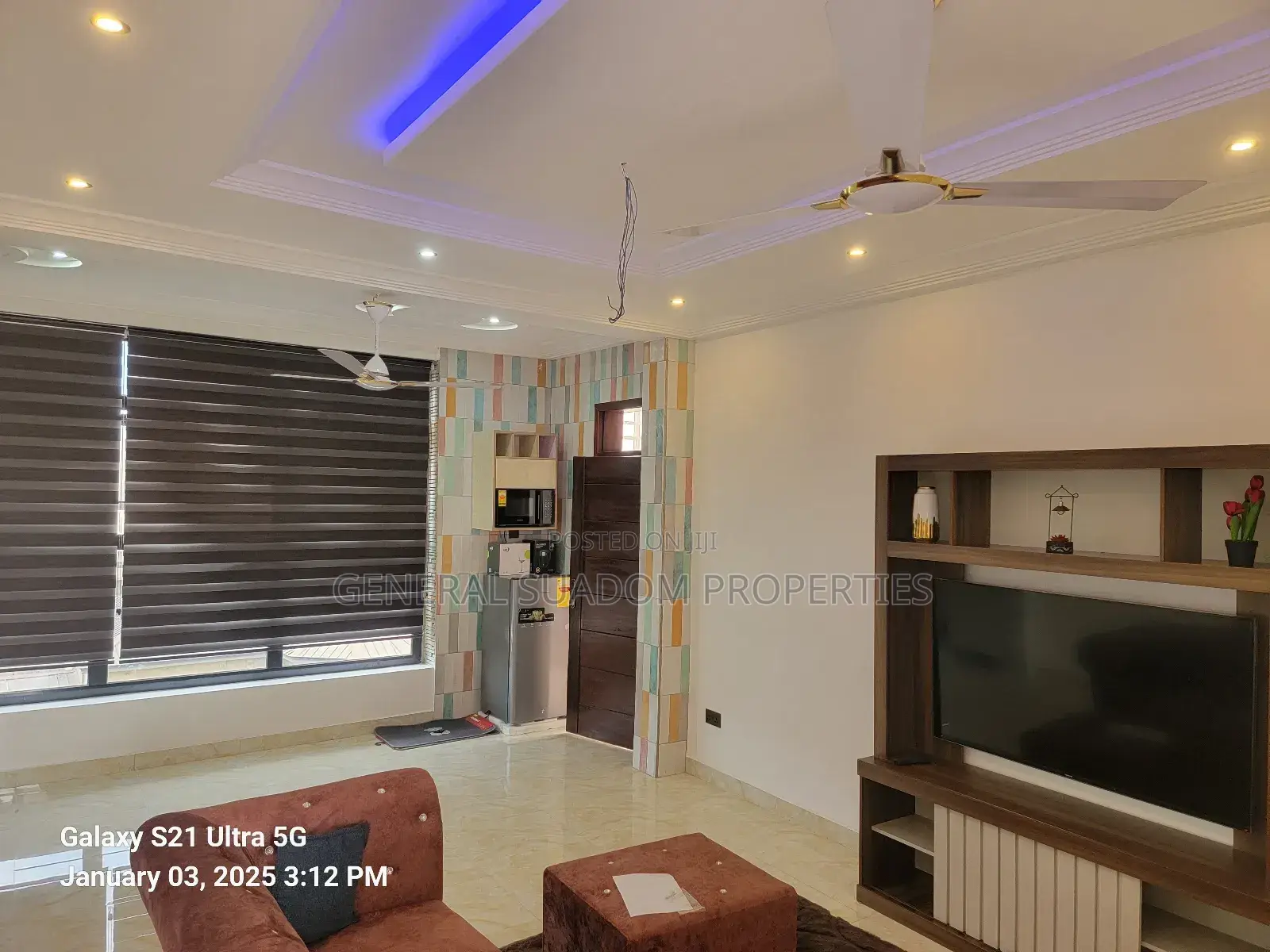 Furnished 1bdrm Apartment in Suadom Properties, Coca Cola for rent