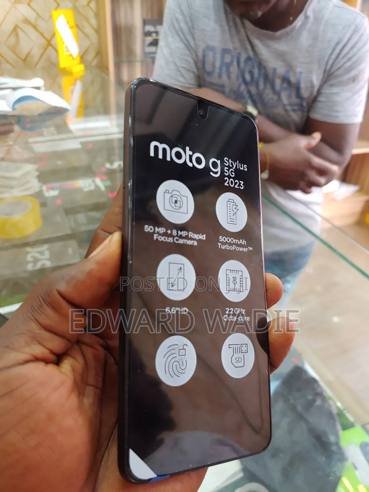New Motorola Moto G Stylus 5G -2023 256 GB Black