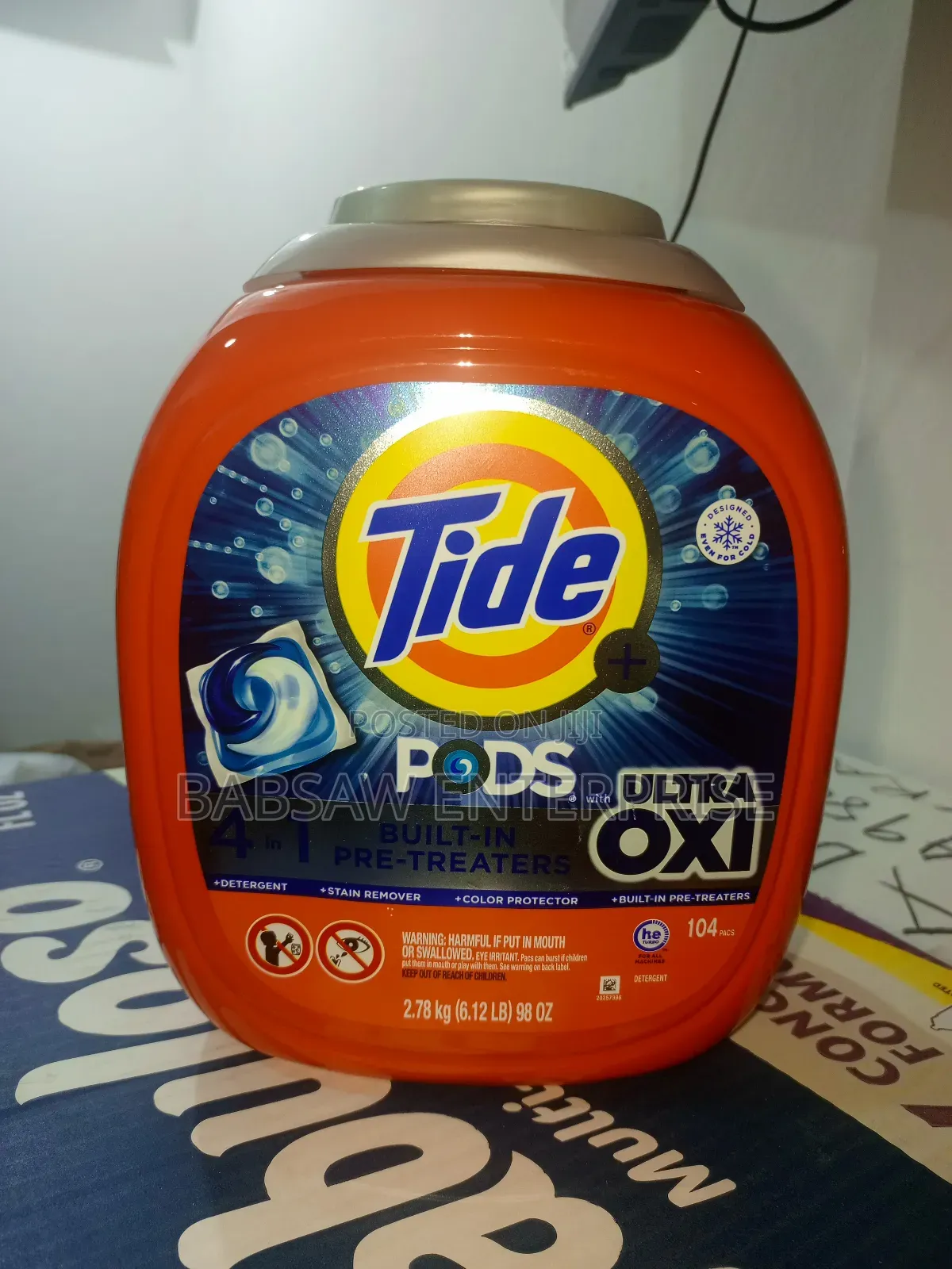 Tide Pods With Ultra Oxi