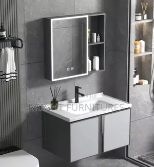 Morden Luxury Wall Mounted Bathroom Cabinet With Mirror