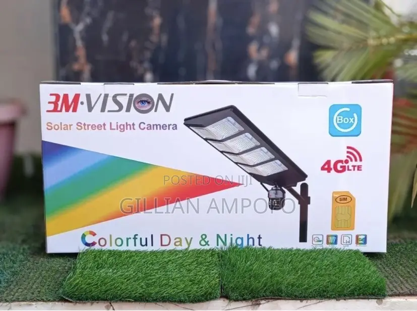 500w 4g Solar Street Light Led PTZ Camera