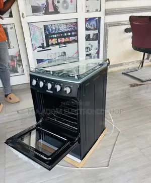 Fresh in Box Nasco 4 Gas Burner With Oven and Grill(Black).