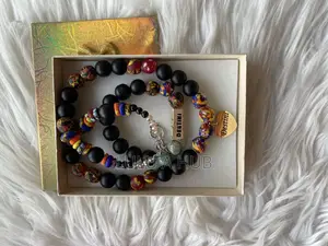 African Beaded Necklace and Bracelet Set(Customized)