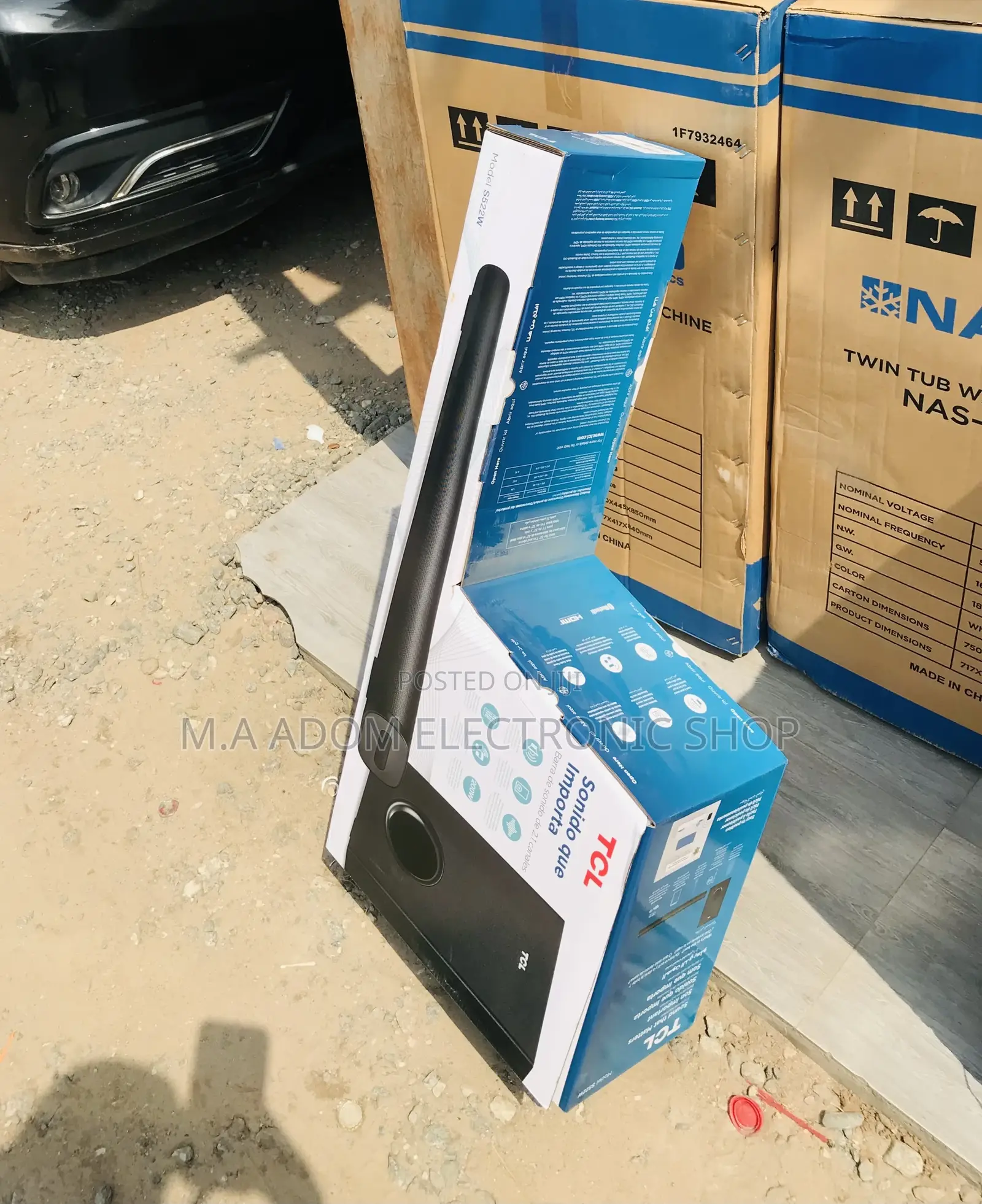Unique in Box TCL S522 2.1channel Bluetooth Sound Bar 